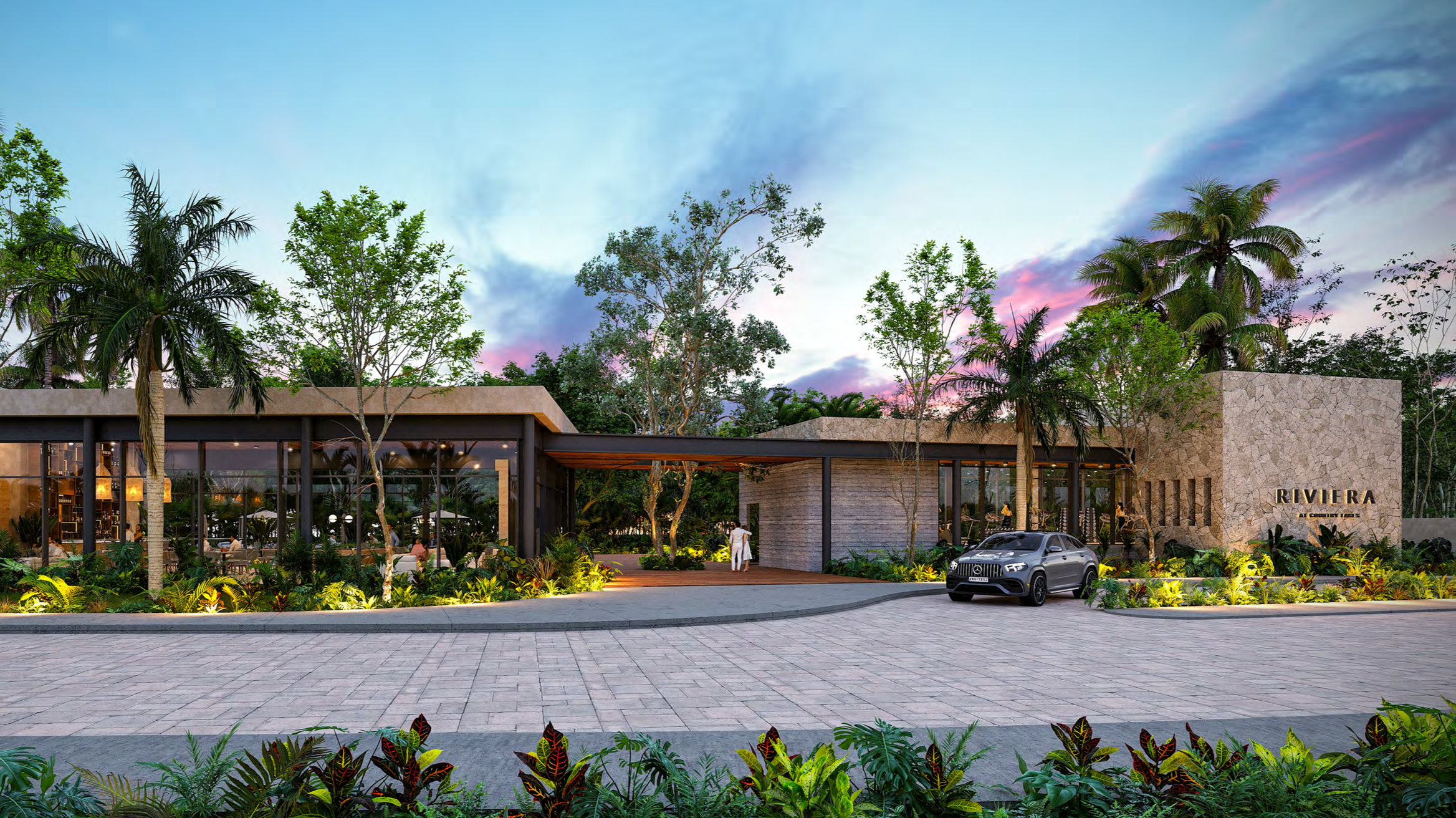 Entrada principal de Riviera at Country Lakes